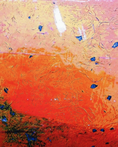Heiliger - Sesljan - Sistiana, Italija, 2018, barvna fotografija na aluminijasti plošči, 100 x 100 cm Heiliger - Sesljan - Sistiana, Italija, 2018, barvna fotografija na aluminijasti plošči, 100 x 100 cm