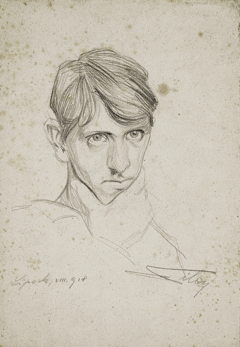 Avtoportret, 1918