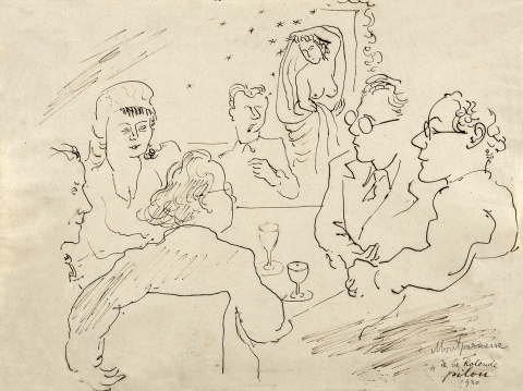 À la Rotonde, 1930